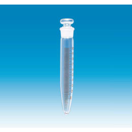 Fine共通摺合共栓沈でん管 10mL 透明 目盛付 φ16.5×H105 栓14/10 10入