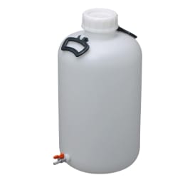 瑞穂化成工業 広口びん ボールコック付 30L 0742