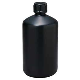細口びん 黒色 PE 5L 0122BK