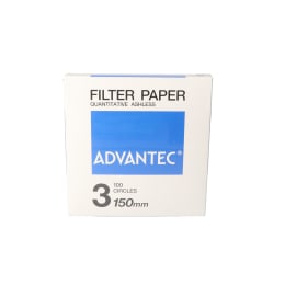 円形定量ろ紙 #3 150mm 100枚