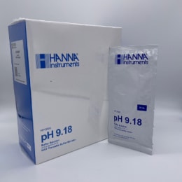 ハンナインスツルメンツ・ジャパン pH標準液(スタンダードタイプ)pH 9.18 @25℃ 20mL×25袋 HI 70009P