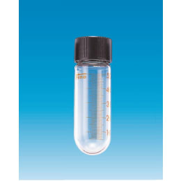 Fineねじ口丸底沈殿管 50mL 目盛付 外径φ35×110H 5入