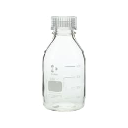ねじ口びん(メジュームびん) 透明キャップ付 500mL 017200-5003A