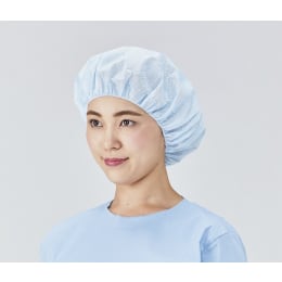 帯電帽 丸型 ブルー フリー 1000入