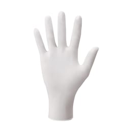 ナイスハンド®つかいきり手袋きれいな手®ニトリルゴム L 白 50枚