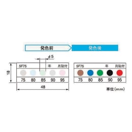 サーモカラーセンサー 5FC125 20枚