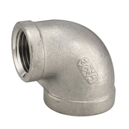 SUS製ねじ込み継手 異径エルボ 1"1/2*1"1/4 VRL-1210