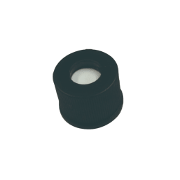 【販売終了】黄PTFE/シリコンセプタム+黒キャップ 100本