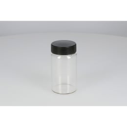 日電理化硝子 ねじ口瓶 SV-110 110mL 無色 フェノールキャップ フッ素PTFE/シリコンパッキングセット 20組 251114
