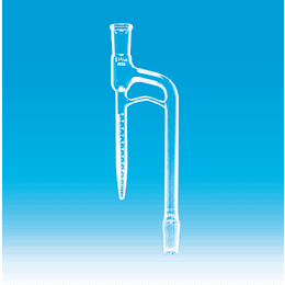 Fine 透明共通摺合せ水分定量受器 10mL コックなし 上部24/40下部24/40