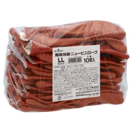【販売終了】簡易包装ニュービニローブ手袋610LL10双×6