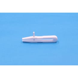 PTFE先平ピンセット 100mm ガイド付