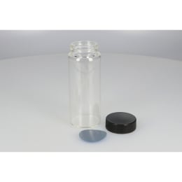 日電理化硝子 ねじ口瓶 SV-150 150mL 無色 フェノールキャップ フッ素PTFE/シリコンパッキングセット 20組 251115