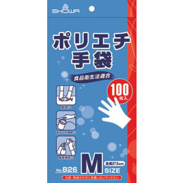 ショーワグローブ ポリエチ手袋  M 100枚入