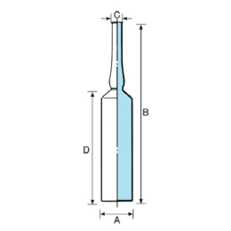 アンプル管 AP-1 1mL 褐色 300入