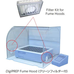 【販売終了】DigiPREPシリーズ用アクセサリー DigiPREPフィルターキットヒュームフード用