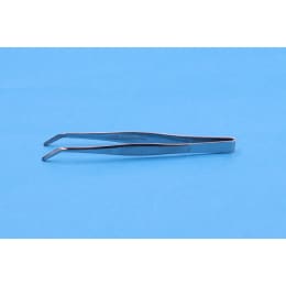 ピンセット 先曲 125 SUS430 全長128mm