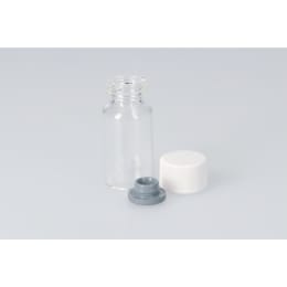 日電理化硝子 バキュームバイアル SVF-15 15mL 無色 メラミンキャップ 液状用フッ素ETFEライナーゴム栓セット 50組 203274