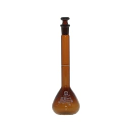 メスフラスコ 茶 カスタムA 25mL