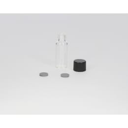 日電理化硝子 ねじ口瓶 S-07 1.5mL 無色 フェノールキャップ ブチルゴムパッキングセット 100組 250387