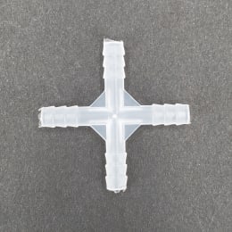 チューブコネクター 十字管 PP φ3.5 1410 20入