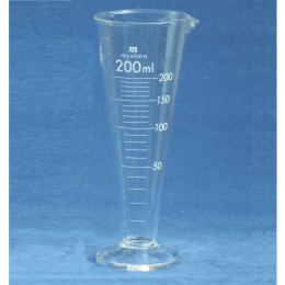 液量計 円錐型 白目盛 200mL