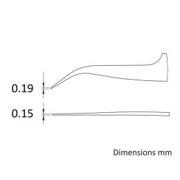 超精密ピンセット ID-7BSA