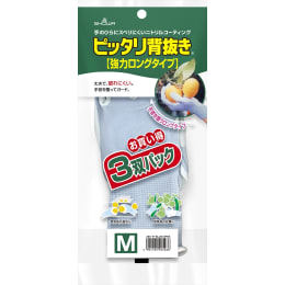 ピッタリ背抜き強力ロング 手袋 265 M 3双