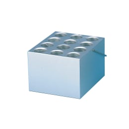 13φ試験管12本用アルミブロック