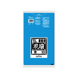 業務用ポリ袋 L71 特厚 70L 青 10P×20冊