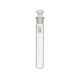 柴田科学 共栓遠心沈殿管 丸底形 ガラス平栓付 10mL 目盛無 10本 010280-15106A