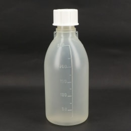 細口びん PP製 白 250mL 1599 目盛付 GL25