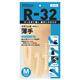 天然ゴムうす手 手袋 クロリネーション加工M 1双