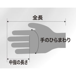 ニトリル手袋厚厚 ブラック DO-701 L 50入