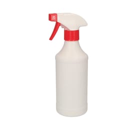 PEスプレーボトル SM本体白 500mL 赤霧ガン