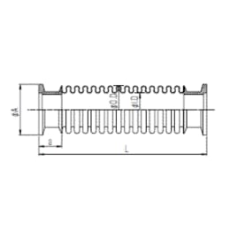 佐藤真空 フレキシブルチューブ SUS304製 16A1500 長さ1500mm