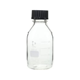 ねじ口びん(メジュームびん) 黒キャップ付 500mL 017200-5002A