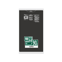 業務用ポリ袋 LA92 特厚 90L 黒 10P×20冊