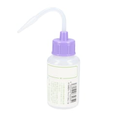 NT洗瓶 カラーキャップ 細口 100mL 色9 LVI ライトバイオレット