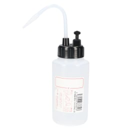 NT洗瓶 B型 弁付 カラーキャップ 250mL 色12 BK ブラック
