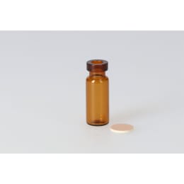 バイアル瓶 茶 V-1 PTFE/ニトリル(t1.5mm)付 100入