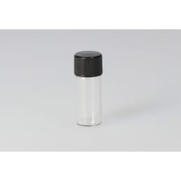 バキュームバイアル SVF-5 5mL 無色 フェノール黒キャップ フッ素ETFEライナーゴム栓 100組 203441
