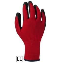 パワーレッド 背抜き手袋 LL 袋入 1双
