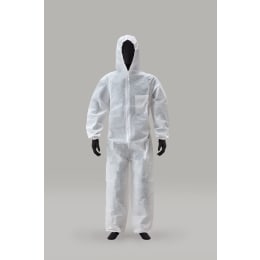 AZ WORK ®1000 フード付き続服 白 3L