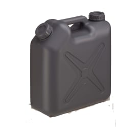 扁平缶 両口 10L ノズル無 グレー