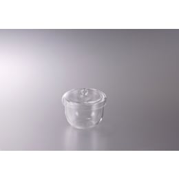 石英ルツボ 15mL 本体/蓋付