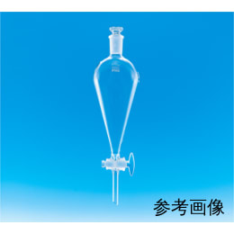 Fine共通摺合 分液ロート 1000mL 平栓29/42 スキーブ型 ガラスコック付