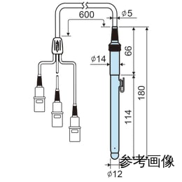 【販売終了】pH電極一般用 GST-5311C