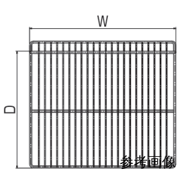 棚網 FMU-264I用 棚受け4個付