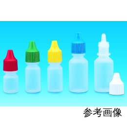 ドロッパーボトル LDPE 15mL 5色キャップ×5